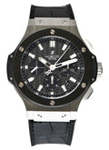 Hublot Big Bang Chronograph Evolution in Stainless Steel  on Black Rubber Strap with Black Dial