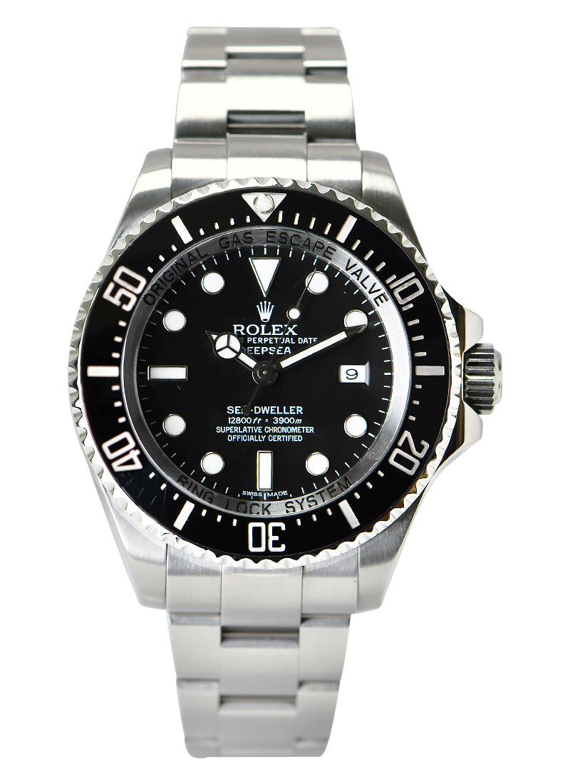 Rolex Sea-Dweller Deep Sea in Stainless Steel  on Oyster Steel Bracelet with Black Dial